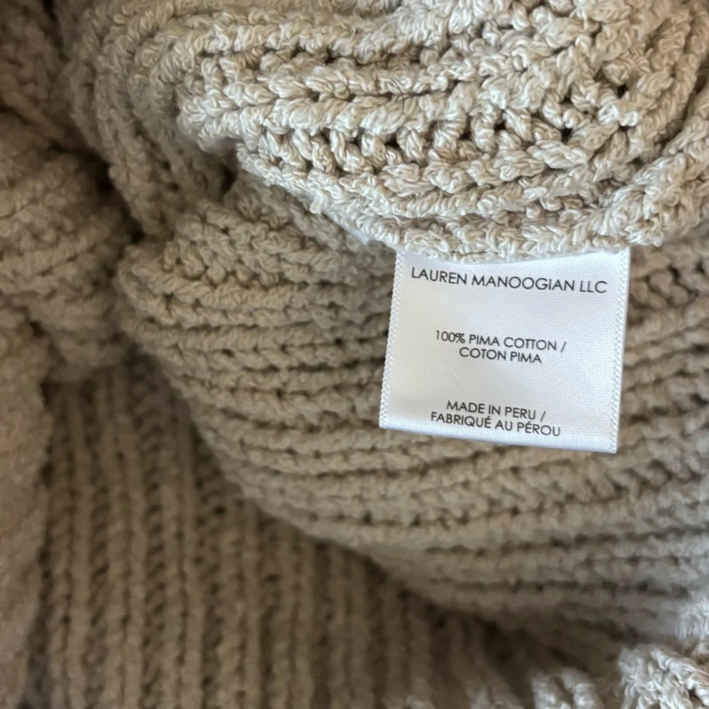 Lauren Manoogian rib boucle pullover in cream - Picture 8 of 9